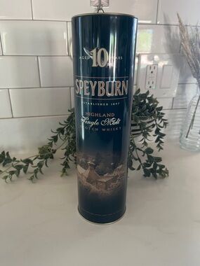 Speyburn 10 Year Highland Single Malt Scotch Whisky Tin - Deep Teal